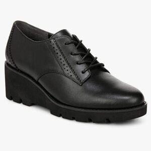 Vionic Anaheim Oxford Wedge (Black) 7.5 Medium